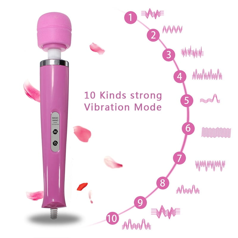 Big 10 Speeds Magic Wand Massager,Big Magic Wand Massage Stick AV Vibrators Sexy Clit Vibrator Sex Toys for Women Masturbation - Image 2
