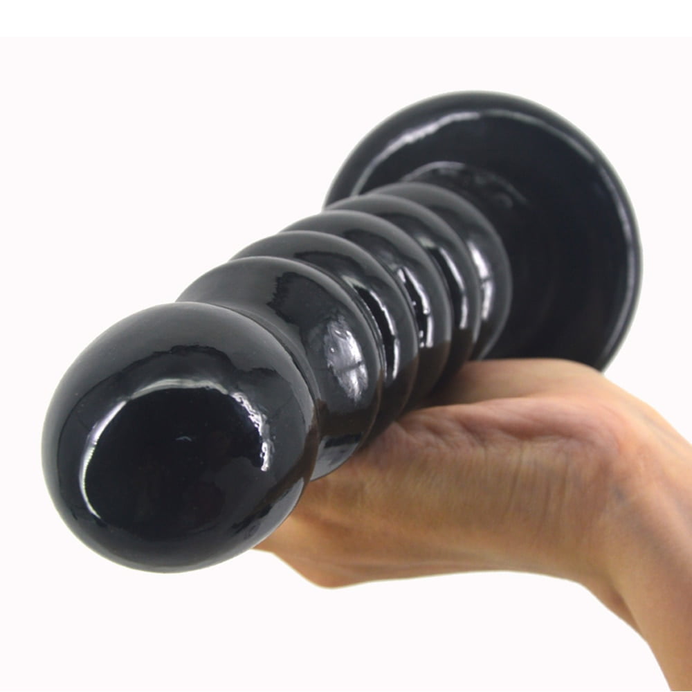 FAAK Suction Black Dildo Beads Anal Plug Sex Toys For Sex Shop Flexible Dick Women Men Fake Penis Anus Massage Balls Butt Plug - Image 4
