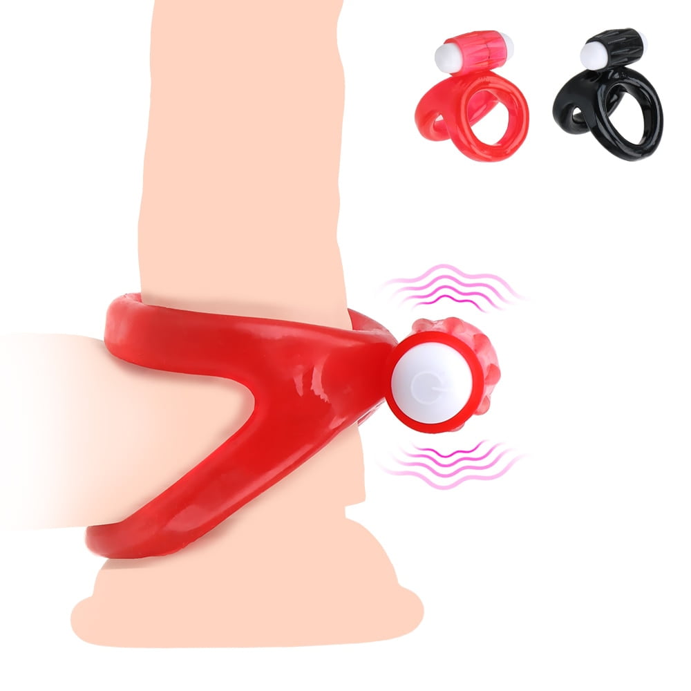 VATINE Male Time Delay Ejaculation Sexy Dual Ring Sex Toys for Men Penis Erections Vibrating Cock Rings Penis Ring Vibrator - Image 2