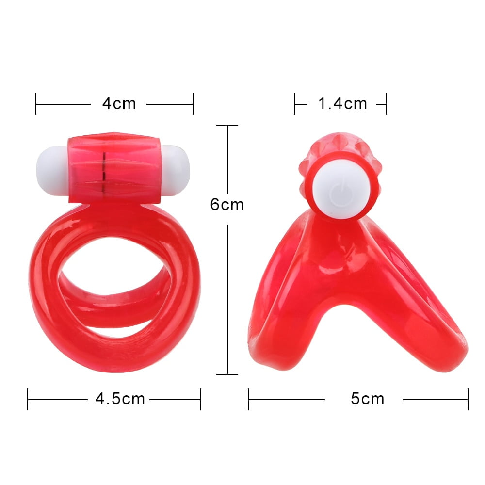 VATINE Male Time Delay Ejaculation Sexy Dual Ring Sex Toys for Men Penis Erections Vibrating Cock Rings Penis Ring Vibrator - Image 6