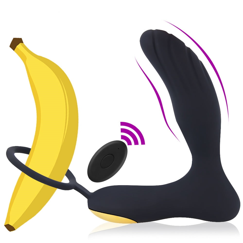 Male Prostate Massage Vibrator Anal Plug Silicone Waterproof Prostate Stimulator Butt Plug Delay Ejaculation Ring Toy For Men - Image 4