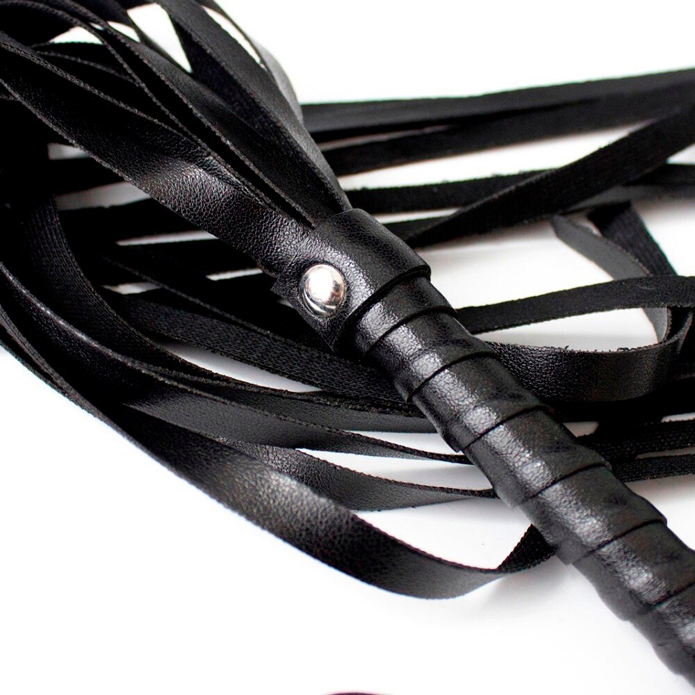 45cm Pu Leather Sex Spanking Tassel Whip Slap Body Strap Beat Lash Flog Tool Fetish Adult Slave Sm Game Toy For Couple Men Women - Image 3