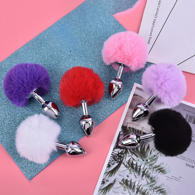 Sexy Anal Plug Bunny Tail Stainless Steel Butt Plugs Sex Products For Women Erotic Plug Sex Toys Anal Toys For Couple cosplay - Image 4