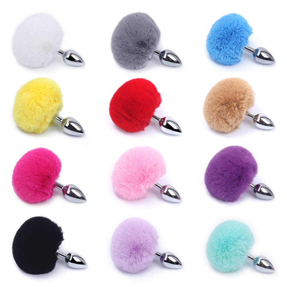 Sexy Anal Plug Bunny Tail Stainless Steel Butt Plugs Sex Products For Women Erotic Plug Sex Toys Anal Toys For Couple cosplay - Image 5